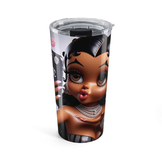 20oz Kissed Doll Tumbler – Cute Glam  Travel Cup