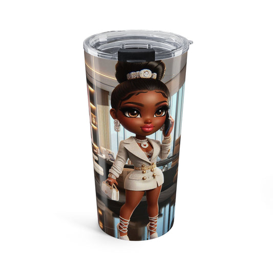 20oz Glam Doll Stainless Steel Tumbler