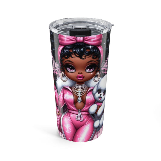 20oz Pink Diva Tumbler